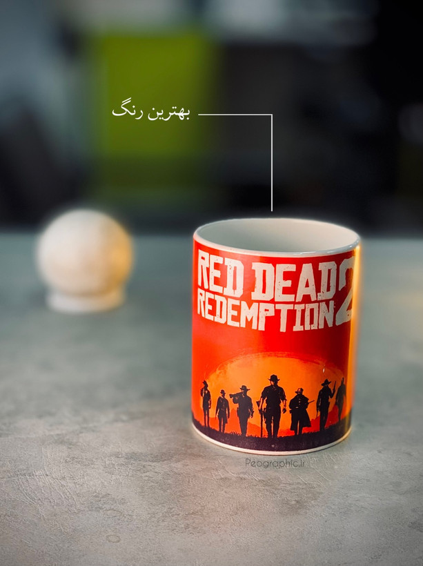 Red Dead Redemption 2 gaming mug with western design2