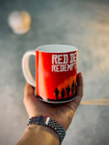 Red Dead Redemption 2 gaming mug with western design3
