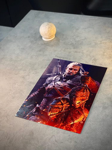 متال پوستر ویچر The Witcher A4