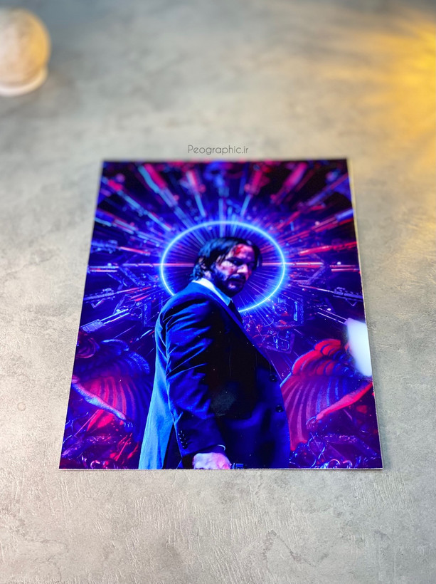 metal poster john wick action movie wall decor